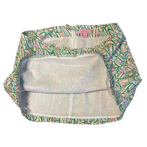 LILLY PULITZER Callie Resort Guiding Light Print Mini Skirt Women’s Size 6 - Picture 5 of 10